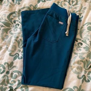 FIGS Livingston Scrub Pant in Caribbean Blue